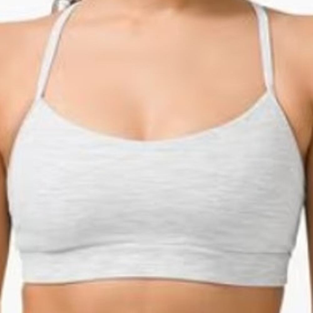 Lululemon Flow Y Nulu Sports Bra A–C Cups Wee Are From Space Nimbus Battleship 8